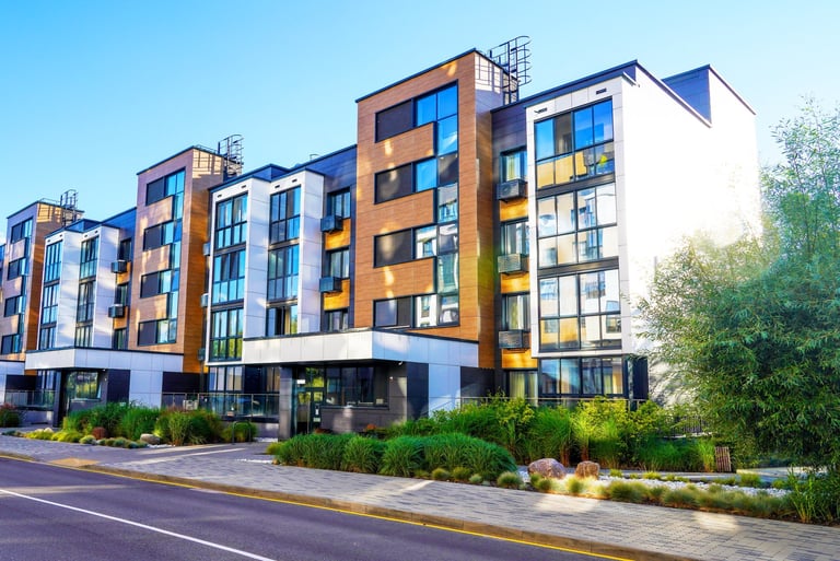 Modern contemporary residential building
