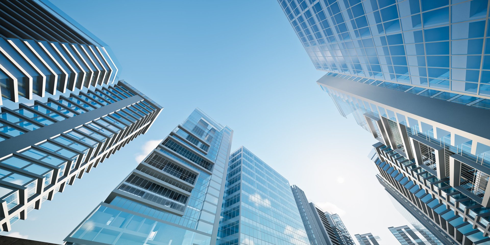 Modern corporate building representing real estate and property investment